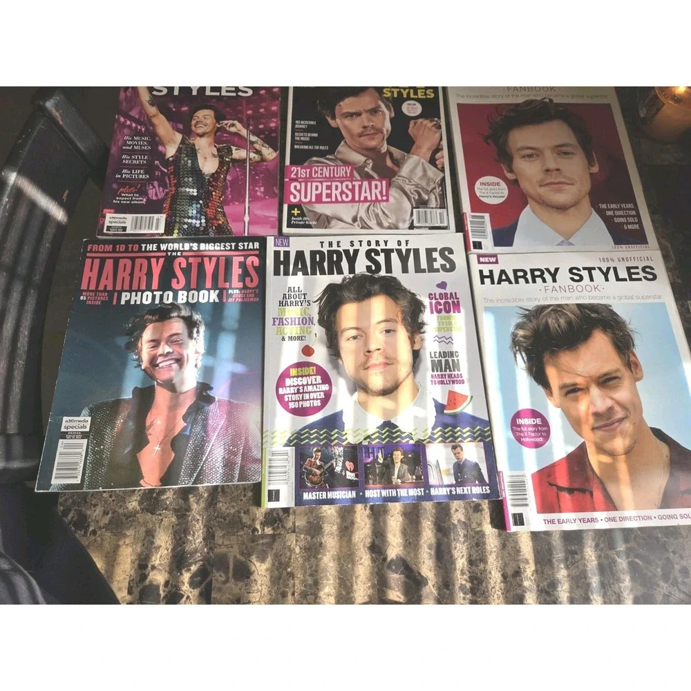 Harry Styles Magazine Lot Of 9 Excellent Condition One Direction Teen Pop Music
